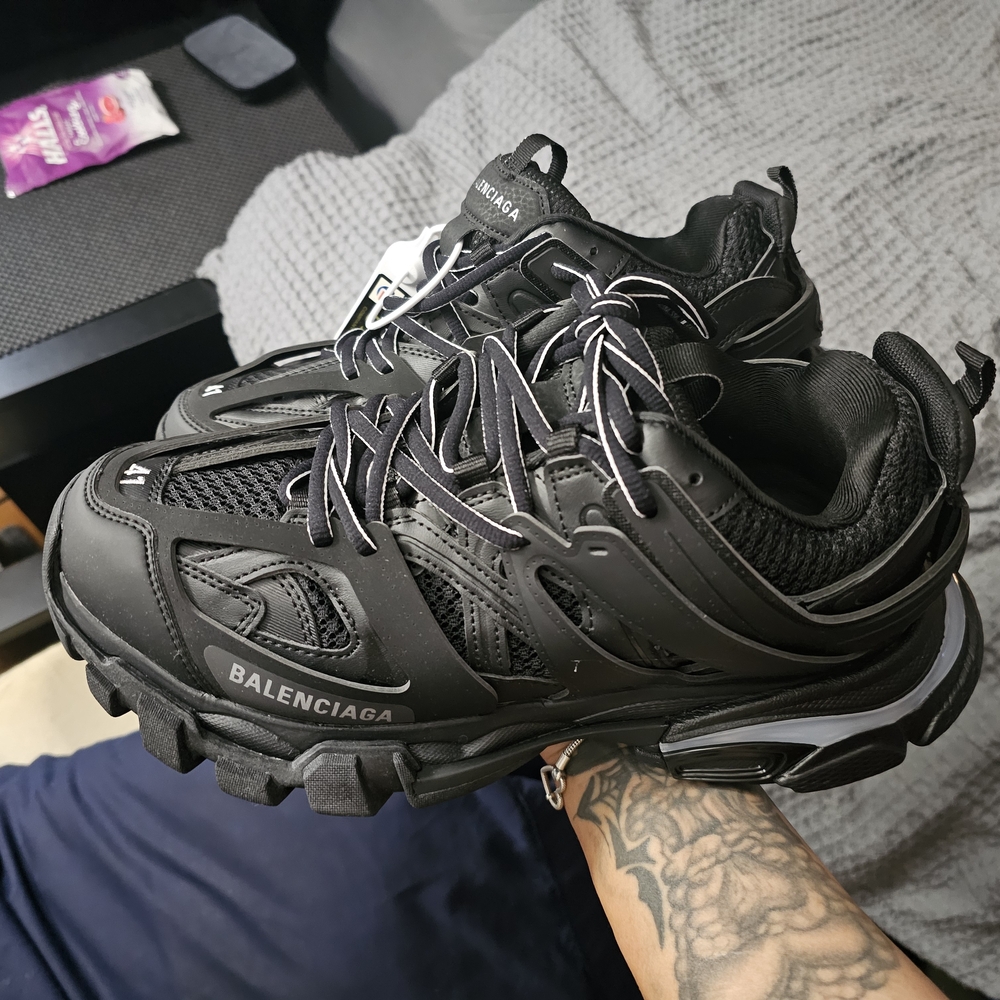 Balenciaga Men's Black Athletic Shoes